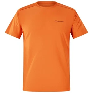 Berghaus Mens 24/7 Tech Tee Short Sleeve Crew Baselayer - Blazing Fire - Picture 1 of 2