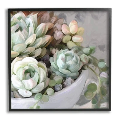 Botanical Succulent Arrangement Potted Floral Blossoms, Design by Amy Hall - Imagem 1 de 4
