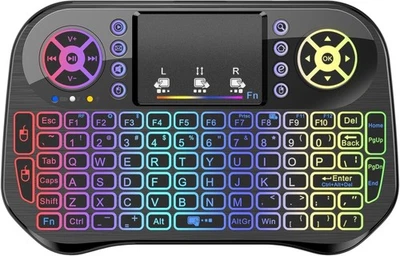 I10 Mini Tastatur Wireless mit Touchpad, Mini Keyboard Smart TV Tastatur - Bild 1 von 4