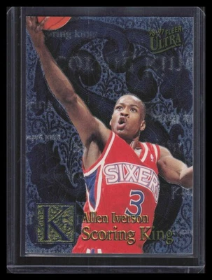 1996-97 Ultra Scoring Kings Plus 20 Allen Iverson Rookie - Image 1 of 2