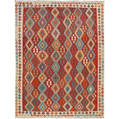 TRANSITIONAL MODERN 12x9' Sage Green Vegetable Dyed Chobi Rug - Image 1 of 4