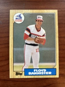 1987 Topps #737 FLOYD BANNISTER Chicago White Sox Baseball Card, Pitcher. (NM) - Picture 1 of 2