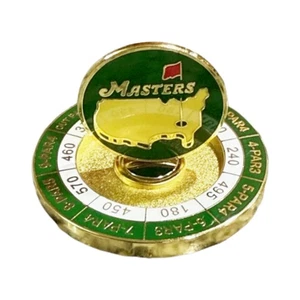 The Masters Golfturnier Münze mit Ballmarker & Augusta National Yardages - Bild 1 von 4