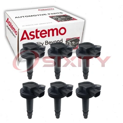 6 pc Hitachi Ignition Coils for 2017 Lincoln Continental 3.7L V6 Spark Plug vd - Image 1 of 4