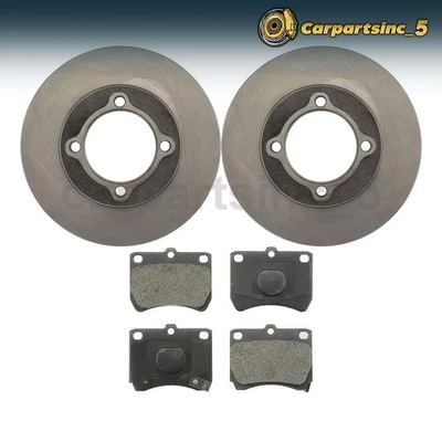 Rotor de freno Pastilla de freno delantera 3 piezas para Ford Festiva 1,3 L 1988 - 1993 Foto 1 de 4