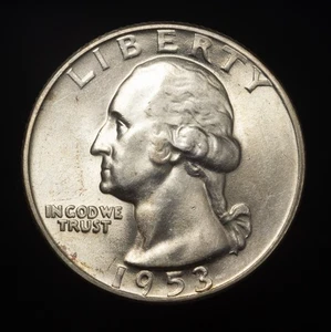 ✅ Cuarto Washington 1953-S.   Blazer GEM BU UNC.     ENVÍO GRATIS - Imagen 1 de 4