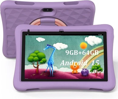 plimpton Kinder Tablet 10 Zoll Android 15 9GB RAM 64GB ROM 512GB Erweiterbar - Bild 1 von 4