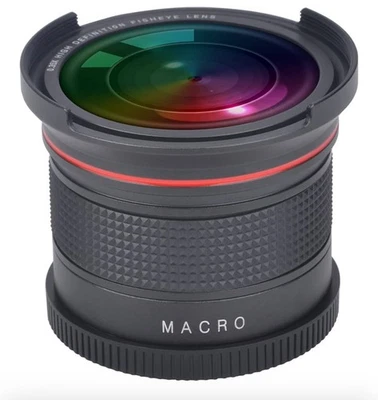 lente ojo pez 58mm Foto 1 de 2