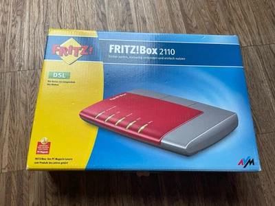 AVM/FRITZ! Box 2110 54 Mbps 4-Port 100 Mbps Verkabelt Router (20002440) - Bild 1 von 3