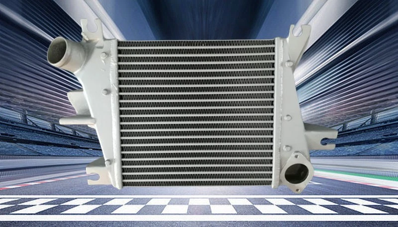 Aluminum Intercooler FOR 2006 2007 Nissan X-Trail 2.2 DCI 2006 2007 D2 - Imagem 1 de 4