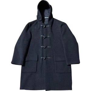 Abrigo largo de lona BURBERRY LONDON de lana negro de Japón - Imagen 1 de 24