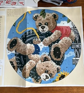 Tyre Teddies, DMC Long Stitch Kit, 579404, Creative World - Picture 1 of 5