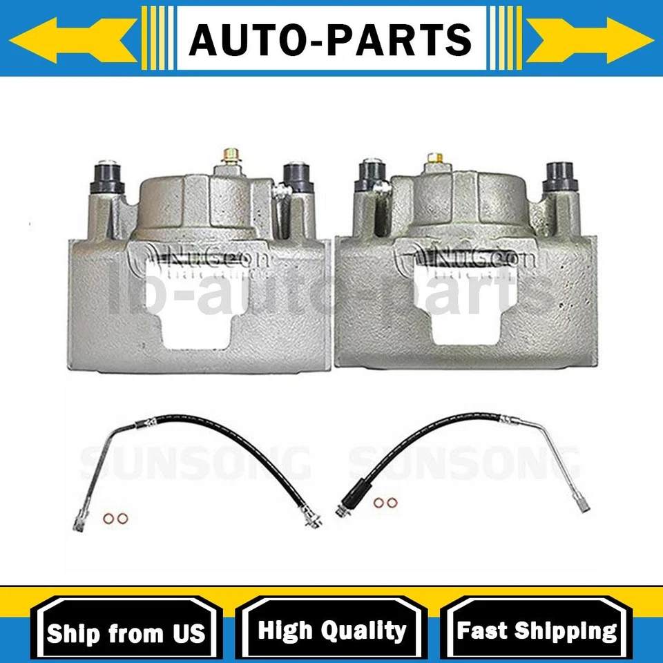 Pinza de freno delantera con mangueras lado conductor pasajero se adapta a Chevrolet K2500 Foto 1 de 4