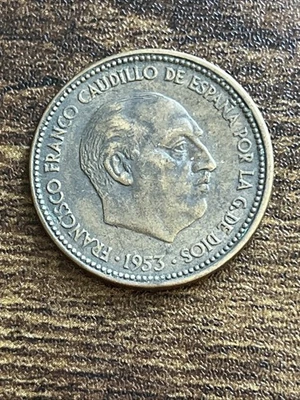 Moneda real España 1953 2 1/2 pesetas TB6937* Foto 1 de 2