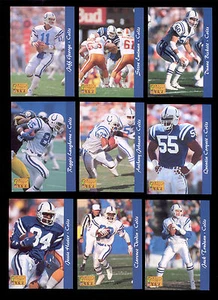1993 Pro Line Indianapolis Colts Set JEFF GEORGE JACK TRUDEAU DUANE BICKETT - Picture 1 of 1