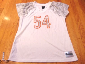 REEBOK WOMENS NFL CHICAGO BEARS BRIAN URLACHER FLIRT JERSEY SIZE L - Picture 1 of 4