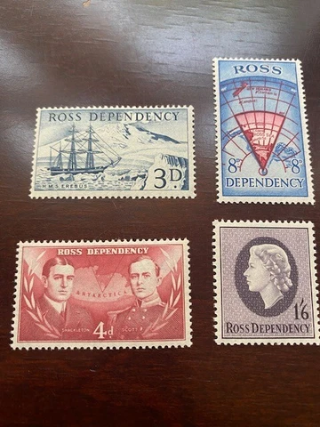 1957 ROSS DEPENDENCY # L1-L4,  MNH,COMPLETE Cover