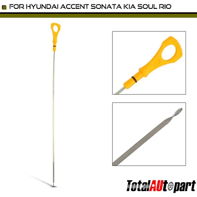 Engine Oil Level Dipstick for Hyundai Sonata Accent Tucson Kia Soul Optima Rio - Image 1 of 4
