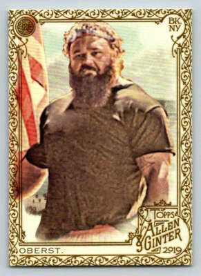 2019 Topps Allen and Ginter Gold Border #177 Robert Oberst (ref 179727) - Image 1 of 2