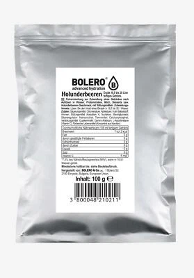(56,20EUR/kg) Bolero Drinks zuckerfreies Getränkepulver 100g Holunderbeere