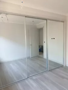 3 Wardrobe Mirror Sliding Doors **Made to Measure** up to 3.6M DIY Sydney - Picture 1 of 7