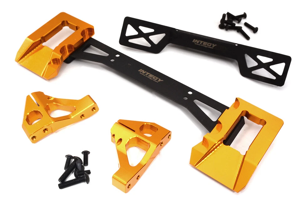 Alloy Machined Rear Body Mount Set for Traxxas 1/8 Sledge 4WD - Orange 9515 - Image 1 of 1