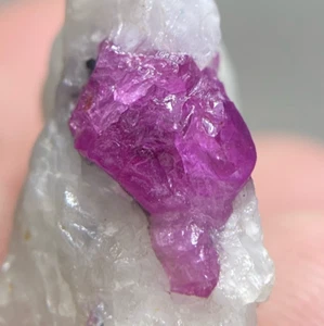 25ct | Exquisite Pretty Ruby Crystal With Matrix Specimen | Afghanistan. - Picture 1 of 11
