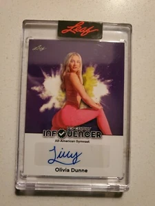 Olivia Dunne 2022 Leaf Pop Century Influencer #IA4 376/1127 Auto Autograph  - Bild 1 von 6