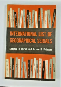 Internationale Liste geografischer Serien von Harris und Fellmann 1960 Chicago - Bild 1 von 6
