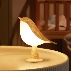 Touch Bedside Table Lamp-Small Desk Lamp, Bird Lamp Bedside with 3 Color Temp... - Picture 1 of 8