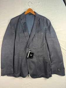 Q by Flynt Blazer Herren Größe 48R Stiefeljacke marineblau 2 Knöpfe einreihig - Bild 1 von 17