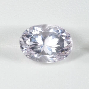 8.19 ct TOP LUSTROUS COLORLESS PINK SADE SPARKLING NATURAL KUNZITE See Vdo F - Picture 1 of 2