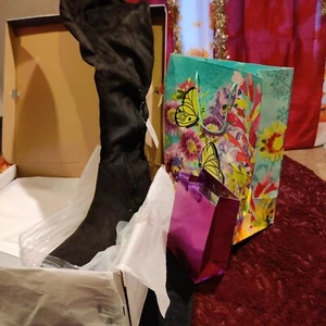 Worthington Womens Palmetto Stacked Heel Over the Knee Boots 7.5 - Picture 1 of 5