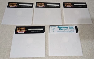 Sound Blaster Pro and Sequencer Plus Junior 5.25" Diskettes - Picture 1 of 6