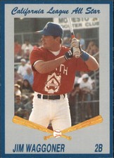 1992 California League All-Stars Cal League Cards #20 Jim Waggoner