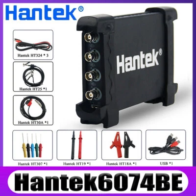Hantek6074BE I Hantek 4 CH Oscilloscope Automotive USB Oscilloscope 70MHz 1GSa/s - Image 1 of 4