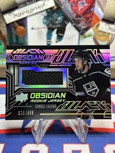 2022 SPx UD Black Obsidian Rookies Jersey /499 Samuel Fagemo #ORJ-SF Rookie RC