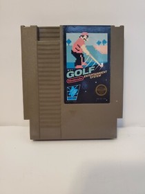"Golf" NES video game cartridge, (1985), (Nintendo), (w/ Mario)