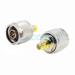 10x N macho tipo enchufe a SMA hembra Jack RF adaptador coaxial conector barril - Imagen 1 de 5