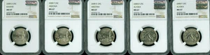 2008 PD COMPLETE 10 COINS AK, AR, HA, NM, OK NGC MS67 PQ MAC SPOTLESS POP 7 . - Picture 1 of 4