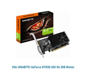 VGA-GIGABYTE-GeForce GT1030 UD2 D4 2GB MINIMI - Picture 1 of 1