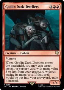 Goblin Dark-Dwellers - Lord of the Rings LCC - Rare - MTG Magic Pack fresh - Picture 1 of 1