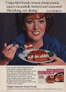 1984 Weight Watchers: Lynn Redgrave Vintage Print Ad - Bild 1 von 1