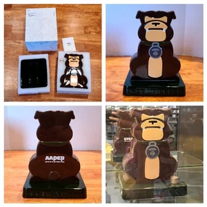 New! AAPE A BATHING APE Incense Holder Brown Ceramic Room Fragrance Limited  - Picture 1 of 17