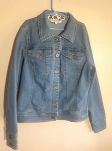 Liz Lange Denim Jacket Girls sz 4 free shipping Completely Me - Picture 1 of 4