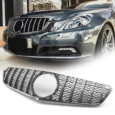 Chrome/Black GT Front Grille Fit for Mercedes-Benz W207 E-CLASS Coupe 2009-2013 - image 1 of 4