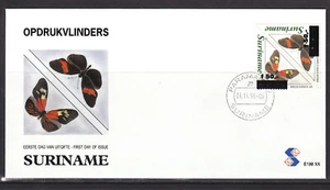 Surinam - Suriname Issue FDC 1996 (198XX) Butterflies - Picture 1 of 1