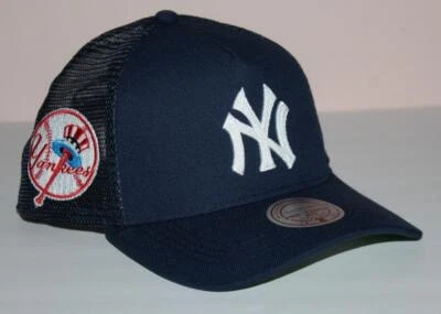 Mitchell & Ness NEW YORK YANKEES Snapback Malla Espalda Sombrero Hurdle Pro Pinch Fit *4E Foto 1 de 4