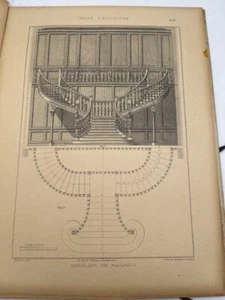 Traité et modèles d'escaliers d'art. Ouvrage faisant suite au R - Picture 1 of 1