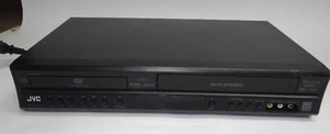 VCR DVD COMBO JVC HR-XVC14 VHS Recorder TESTED WORKS No Remote - Picture 1 of 9